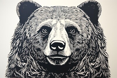 Bear Lineart