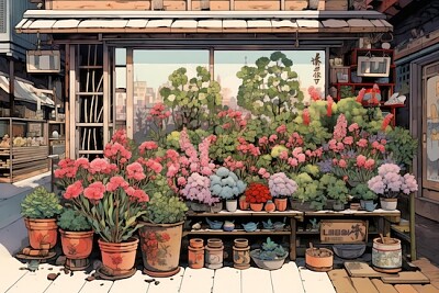 Flower Shop jigsaw puzzle