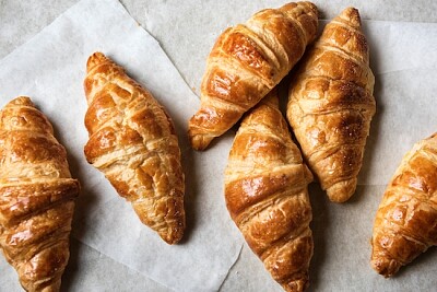 Hausgemachte Croissants