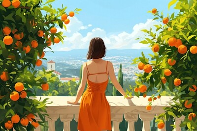 פאזל של כל סוגי התפוזים