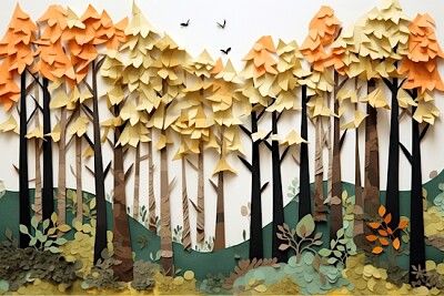 Origami en papier animalier