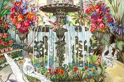 Conservatory Fountain jigsaw puzzle