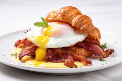 Croissant Benedict
