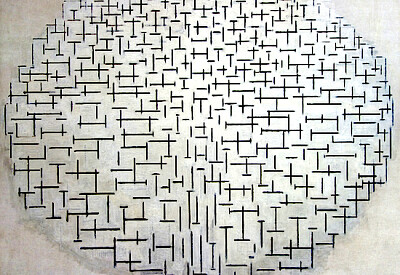 Composition No. 10 Pier and Ocean (1915) 