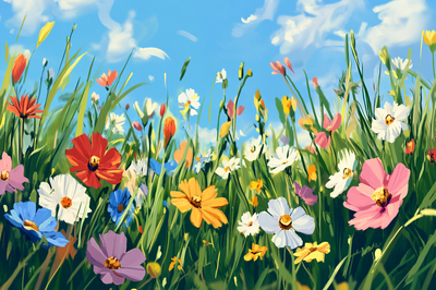 Spring Wildflower Meadow