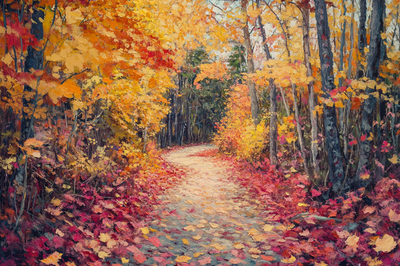 Autumn Forest Pathway