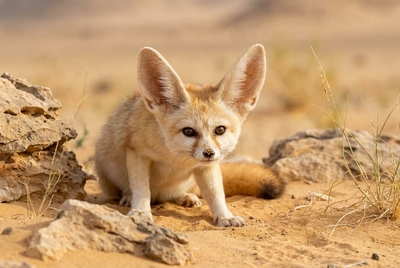 Fennec Fox, Single Animal Mid-range