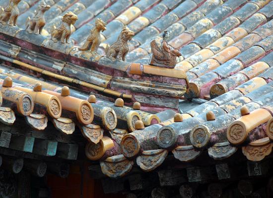 Chinese rooftops