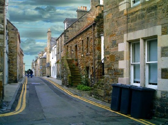 Eine Straße, St. Andrews, Schottland