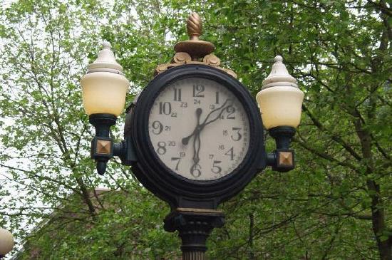 Clock in the garden