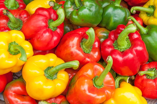 Colorful sweet bell peppers