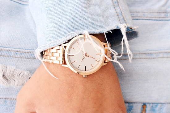 Gold Watch Closeup