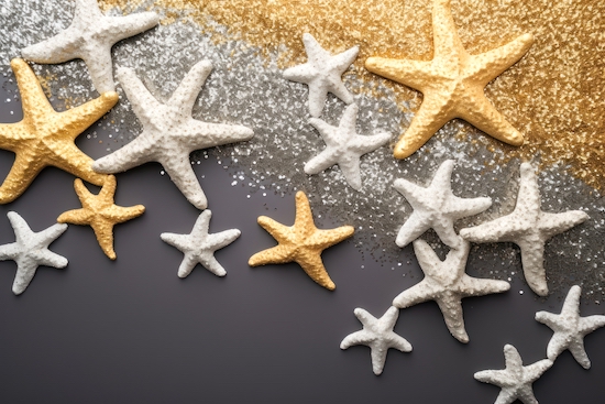 ヒトデのグリッター