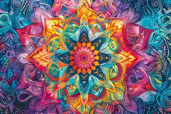 Mandala colorida