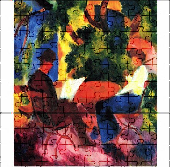Lais Puzzle 1000 Pezzi | Grande Vetrina Luminosa Di August Macke | Capolavoro Espressionista | Sprengel Museum Hannover | Puzzle Per Adulti E Collezionisti