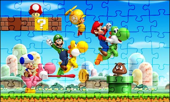 Jigsaw Puzzle Super Mario Mario Cart (75 Pieces) Child Puzzle