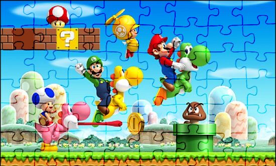 Super mario - puzzle online