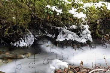 Winter scene jigsaw puzzle
