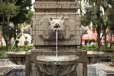 Fountain jigsaw puzzle