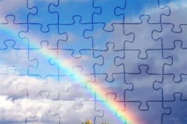 A Rainbow in the skies jigsaw puzzle