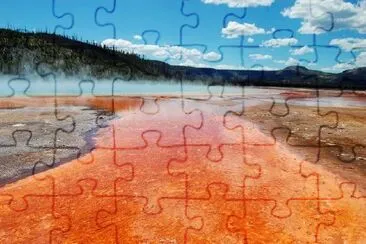 Grand Prismatic Spring at Yellowstone National Park jigsaw puzzle