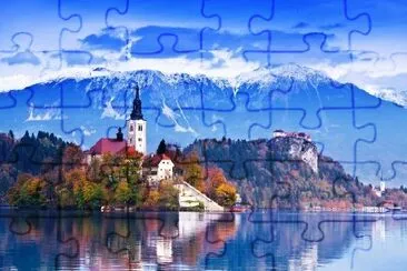 Isola del lago di Bled, Slovenia