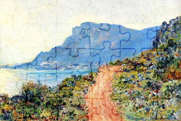The Corniche near Monaco jigsaw puzzle