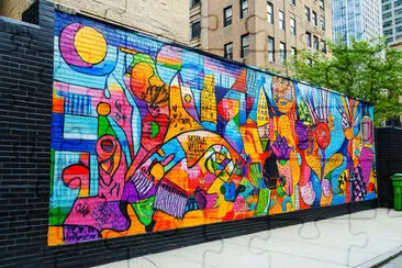 Street Art Enhancing Urban Culture jigsaw puzzle