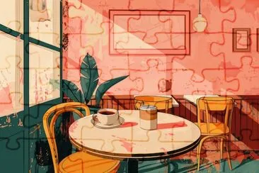Morning Light Cafe jigsaw puzzle