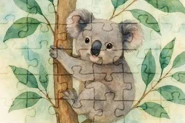 Charming Koala jigsaw puzzle