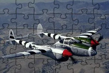 פאזל של p38 lightning