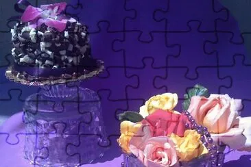 Pearls, Flowers and Cake jigsaw puzzle