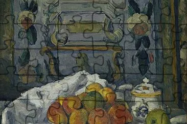 Cézanne aliments et pot jigsaw puzzle
