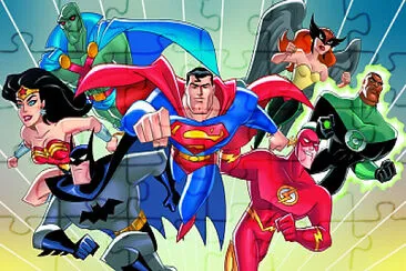 LIGA DA JUSTIÇA - FLY jigsaw puzzle
