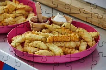a jigsaw puzzle