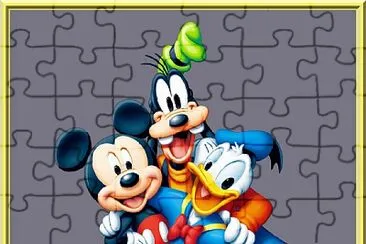 Mickey, donald et Dingo