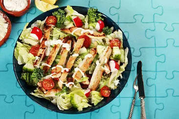 a jigsaw puzzle