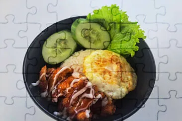 a jigsaw puzzle