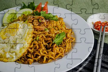 a jigsaw puzzle