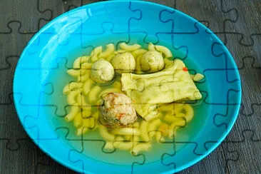 a jigsaw puzzle