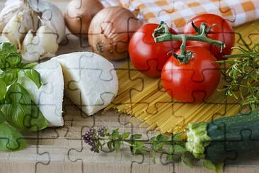 a jigsaw puzzle