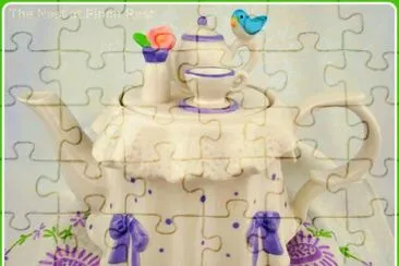 Polka Dot Tea Pot