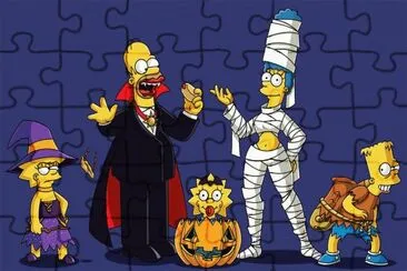 the simpsons jigsaw puzzle