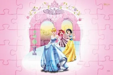 פאזל של Cinderella Ariel SnowWhite