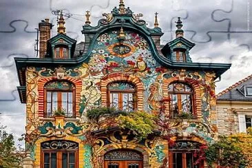 Casa colorida jigsaw puzzle