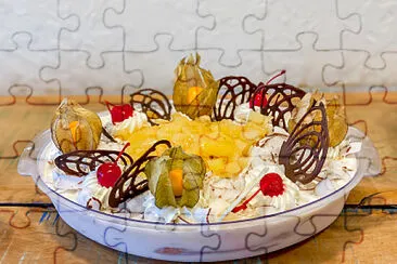 a jigsaw puzzle