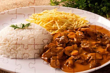 a jigsaw puzzle