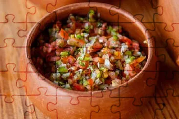 a jigsaw puzzle