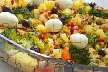 a jigsaw puzzle