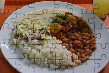 a jigsaw puzzle